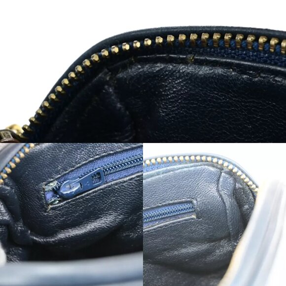 CHANEL CC Matelasse Tassel Chain Mini Shoulder Bag Leather BE GHW VTG 653RK830 - Picture 4 of 16